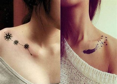 meaningful collar bone tattoos for females|70+ Beautiful Collarbone Tattoo Ideas for Women